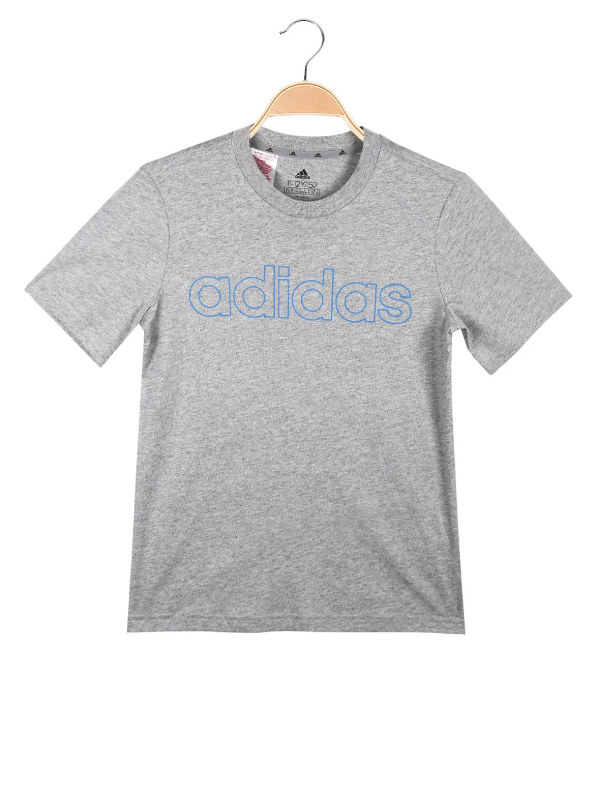 Adidas B LIN T T-shirt da bambino in cotone