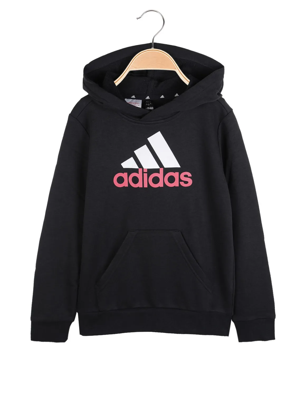 Adidas HOODIE Felpa da ragazzi con cappuccio in cotone