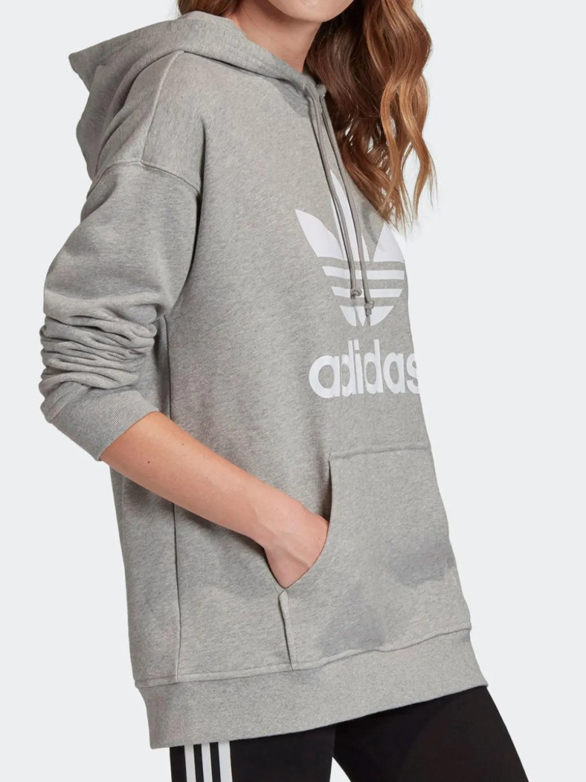 Adidas Trefoil Hoodie FM3304 Felpa con cappuccio