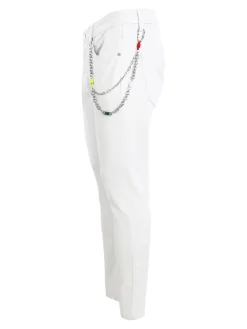 Adrexx Pantaloni da uomo con catena