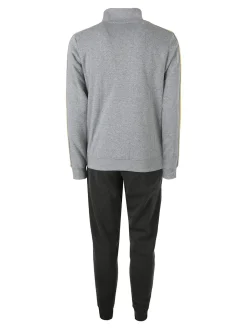 Aki Completo tuta da uomo con zip intera e interno felpato - grigio