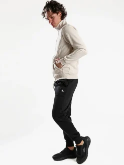 Aki Completo tuta da uomo felpato con zip intera - naturale