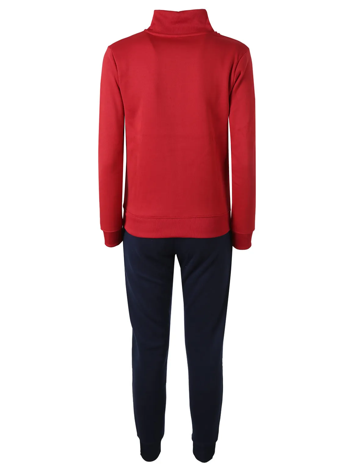 Aki Completo tuta donna 2 pezzi con zip intera e interno felpato - rosso