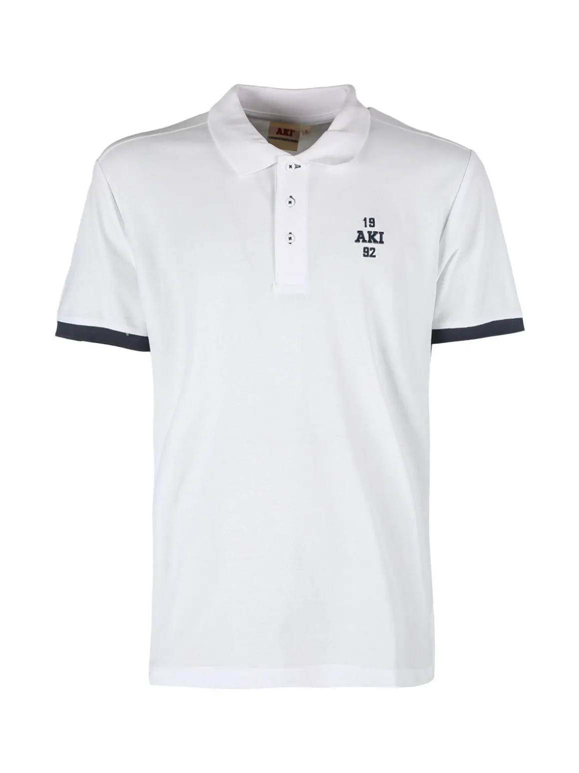 Aki Polo da uomo in cotone a maniche corte
