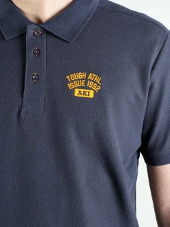 Aki Polo da uomo in cotone a maniche corte