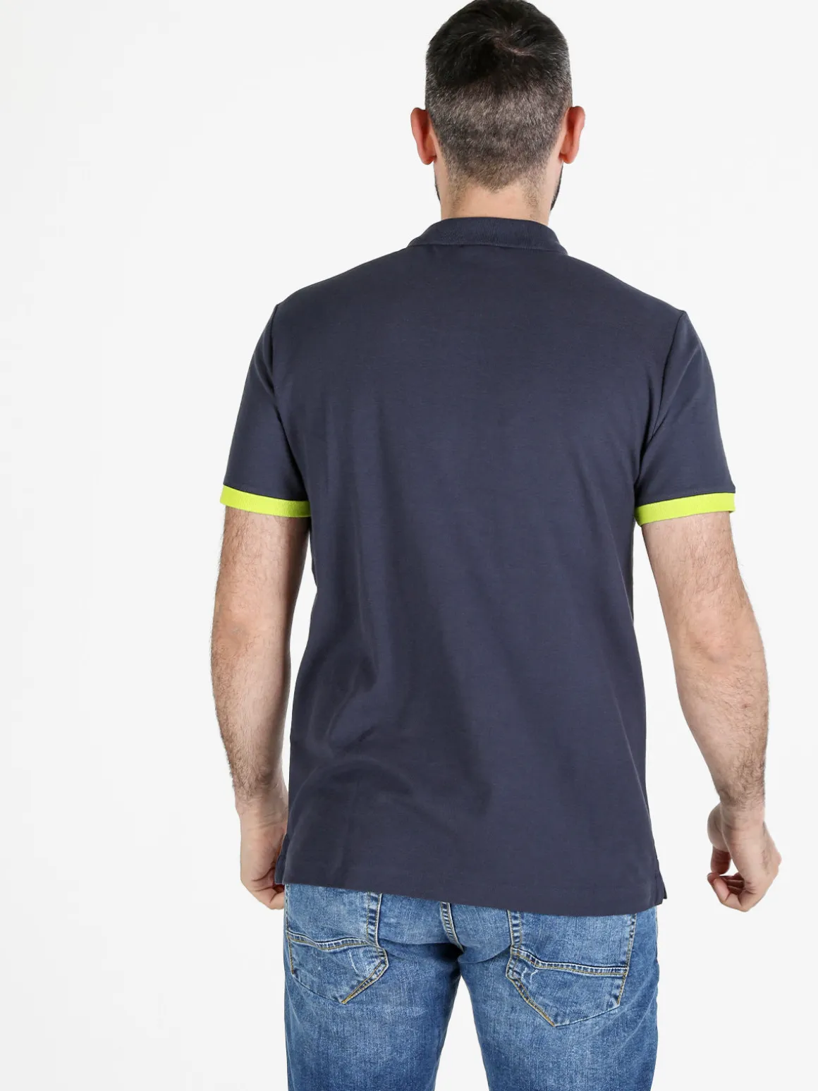 Aki Polo da uomo in cotone a maniche corte