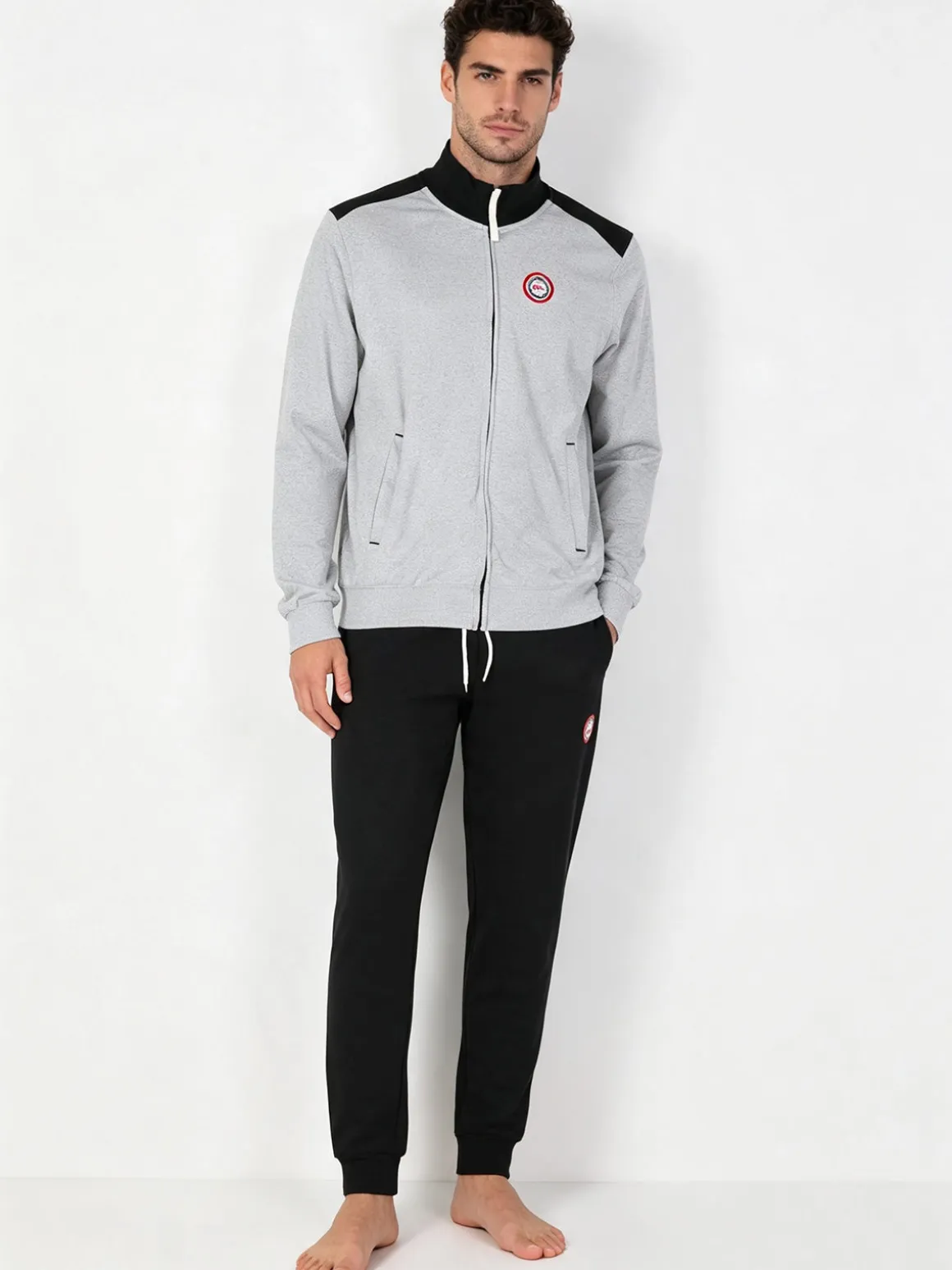 Aki Tuta sportiva da uomo con zip intera