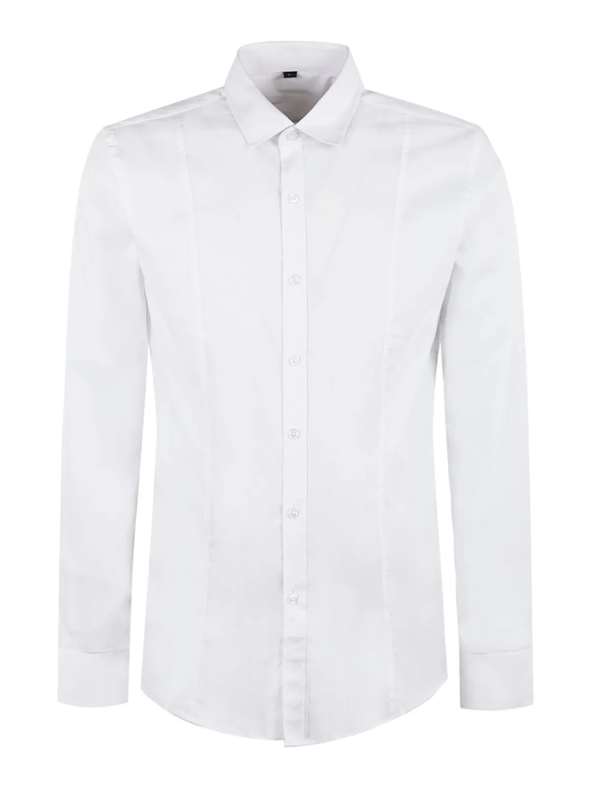 Akusawa Camicia uomo slim fit tinta unita
