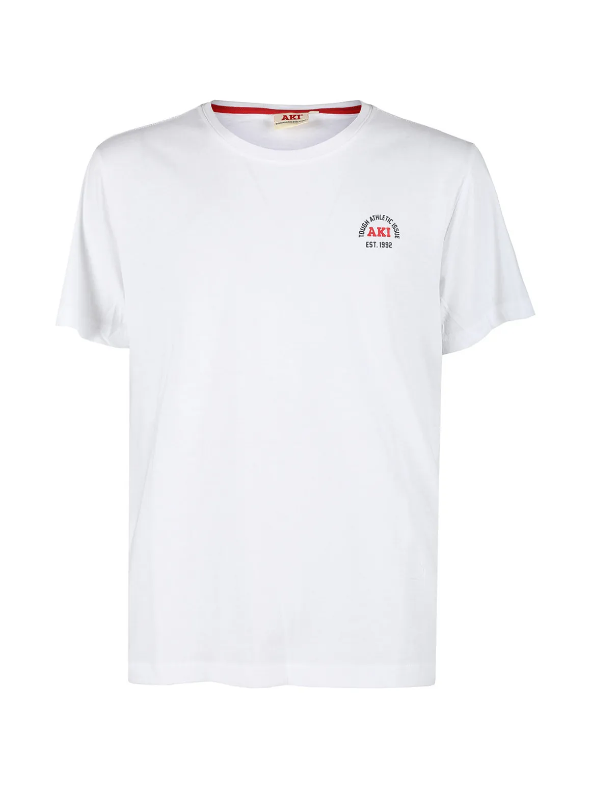 Aky T-shirt uomo girocollo in cotone - bianco