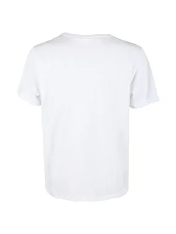 Aky T-shirt uomo girocollo in cotone - bianco