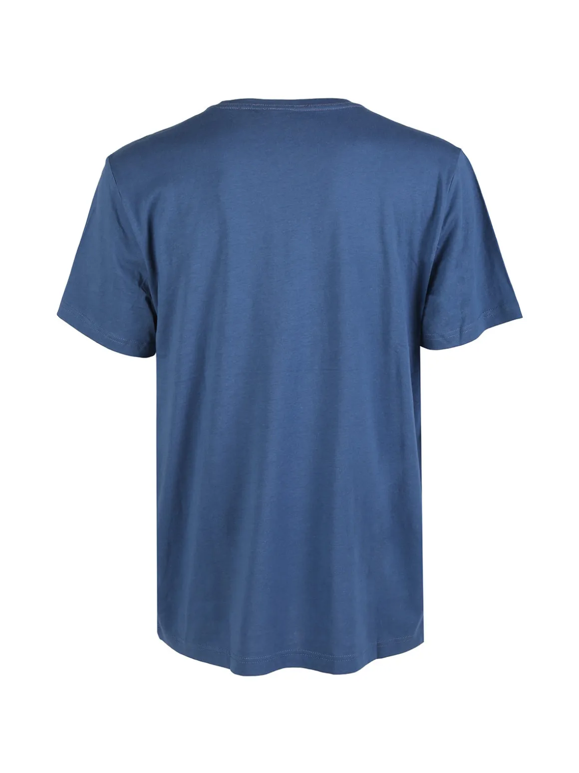 Aky T-shirt uomo girocollo in cotone - blu