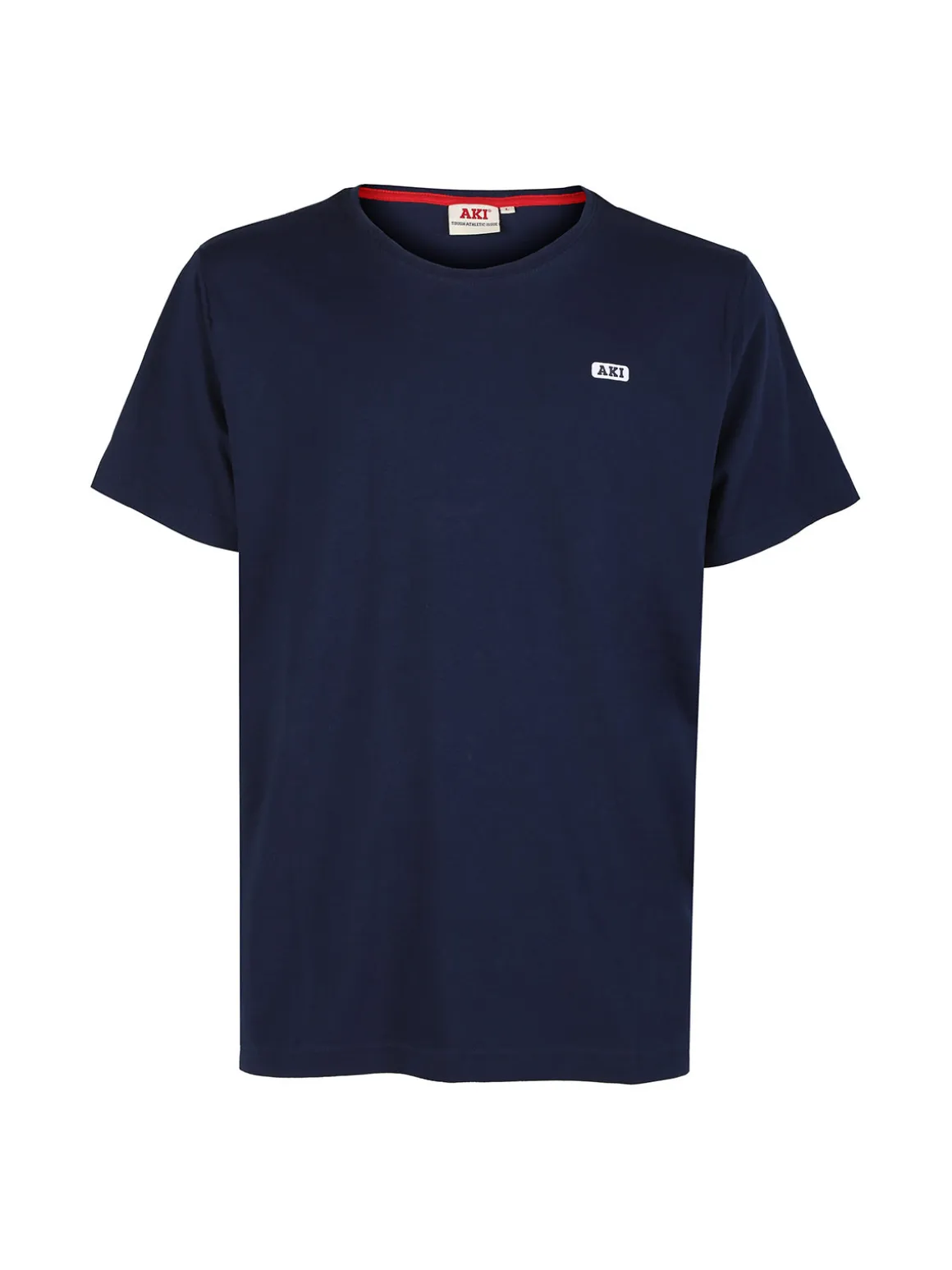 Aky T-shirt uomo in cotone tinta unita - blu scuro