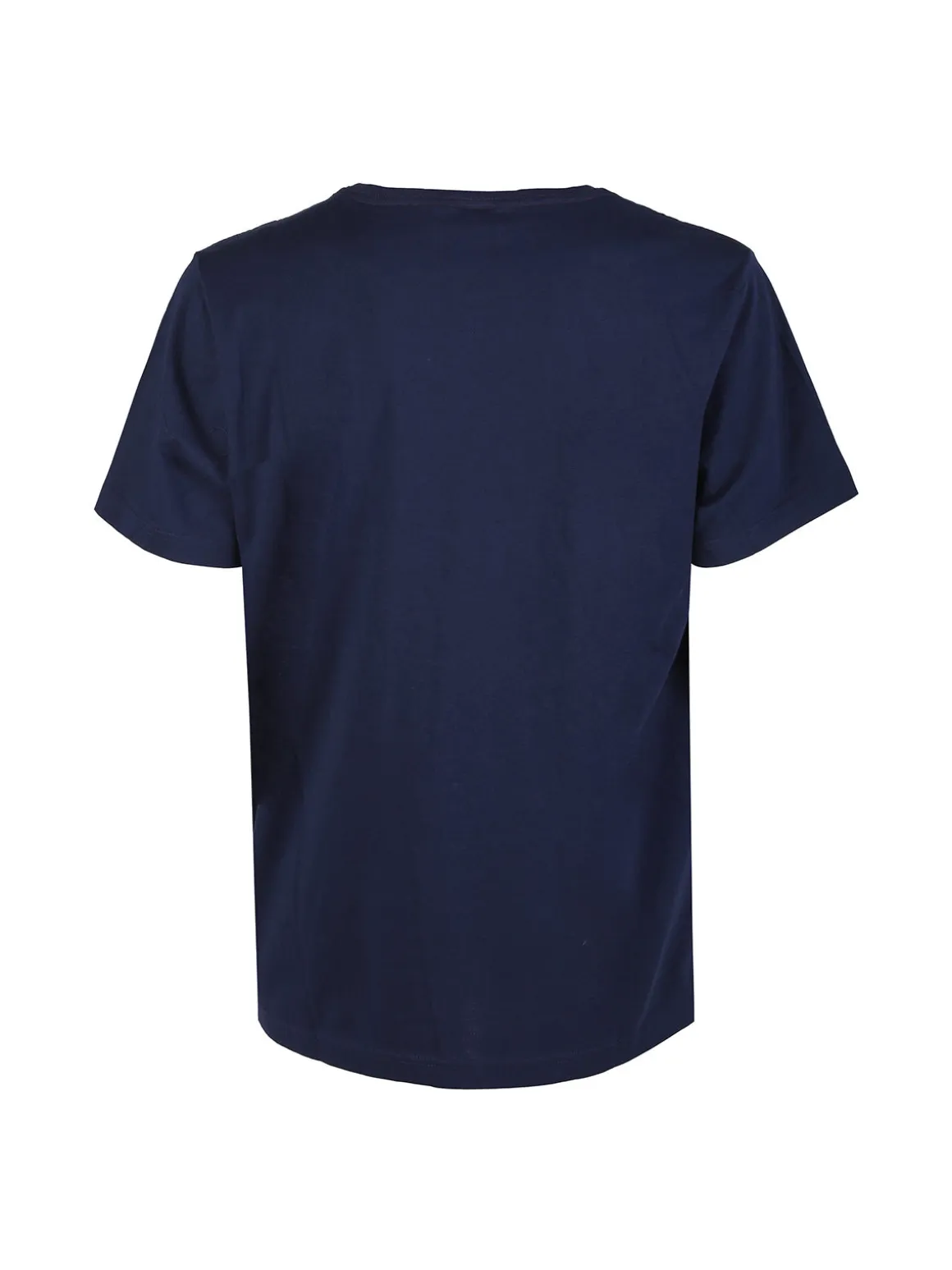 Aky T-shirt uomo in cotone tinta unita - blu scuro