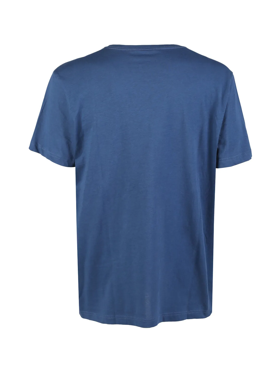 Aky T-shirt uomo in cotone tinta unita - blu