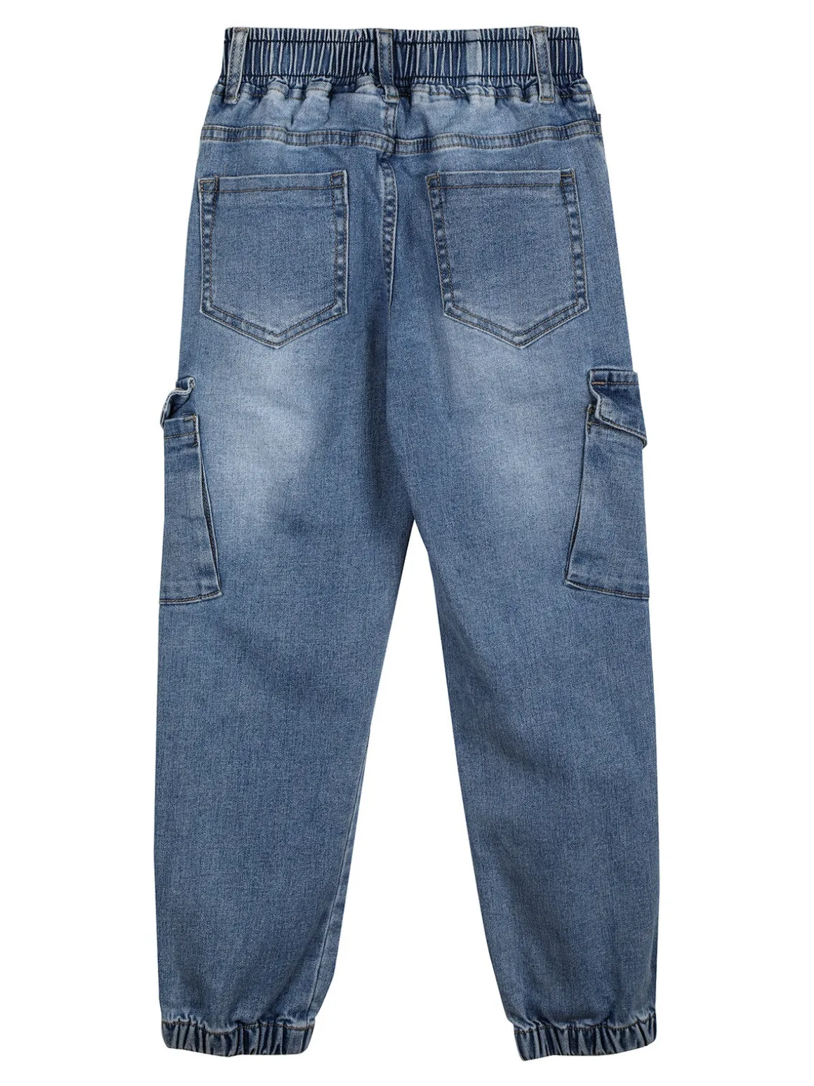 Alta Linea Jeans da bambino con tasconi e polsini
