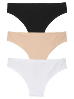 Alviero Martini Confezione da 3 brasiliana donna in cotone stretch
