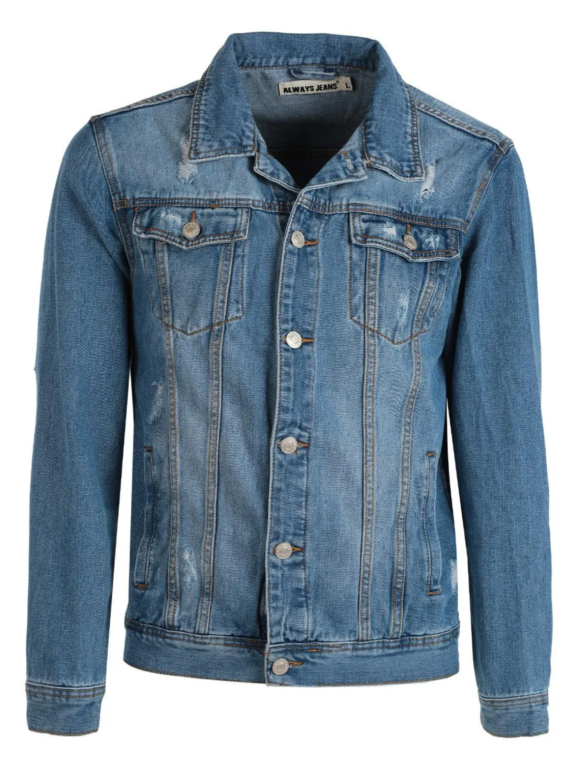 Always Jeans Giacca jeans da uomo con taschini