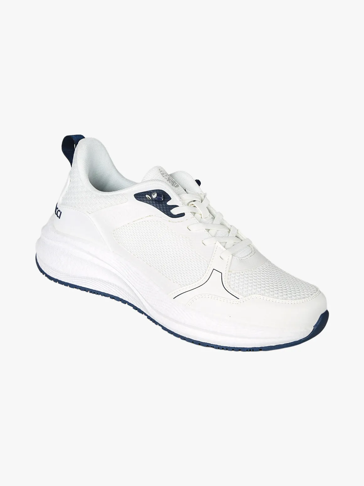 Amerigo Vespucci Sneakers da uomo con lacci elastici - bianco