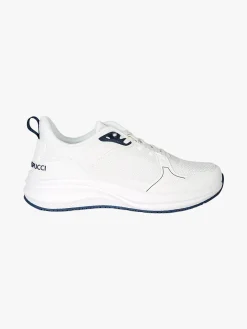 Amerigo Vespucci Sneakers da uomo con lacci elastici - bianco