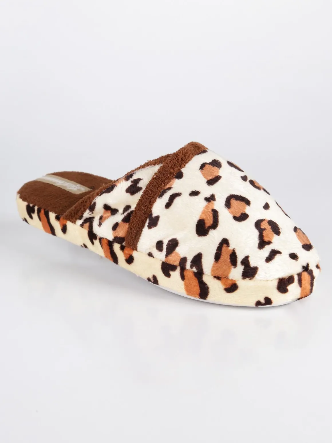 Amix Pantofole leoparfate in tessuto
