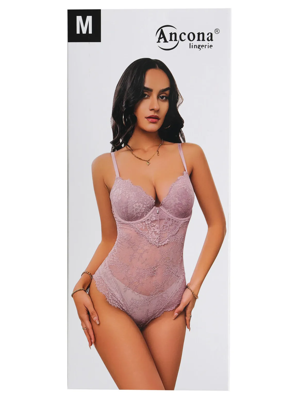 Ancona Lingerie Body intimo con pizzo
