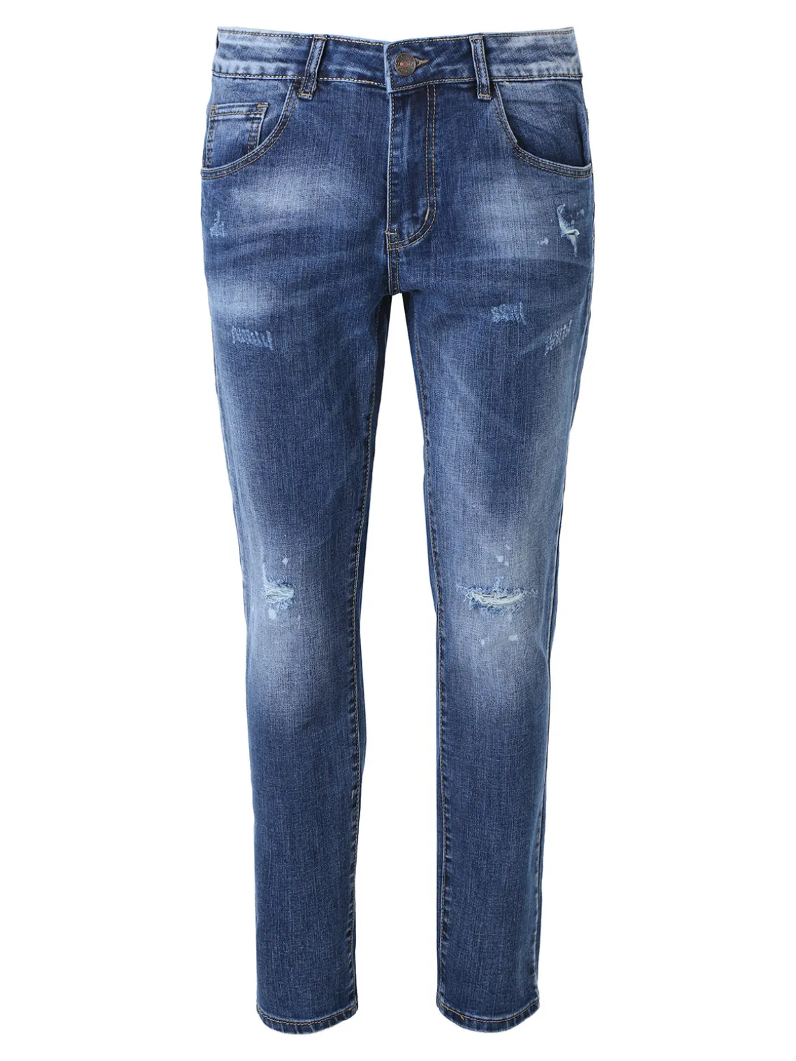 Andrea Falco Jeans da uomo slim fit con strappi - jeans