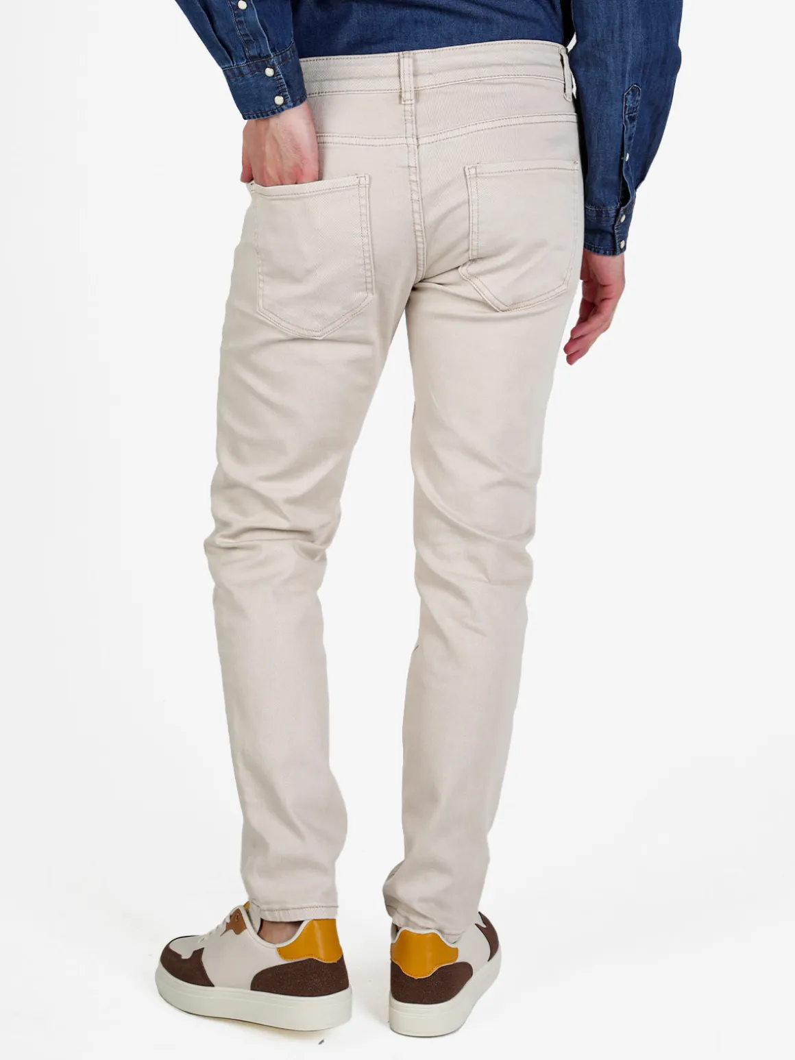 Andrea Falco Pantaloni da uomo jeans slim fit