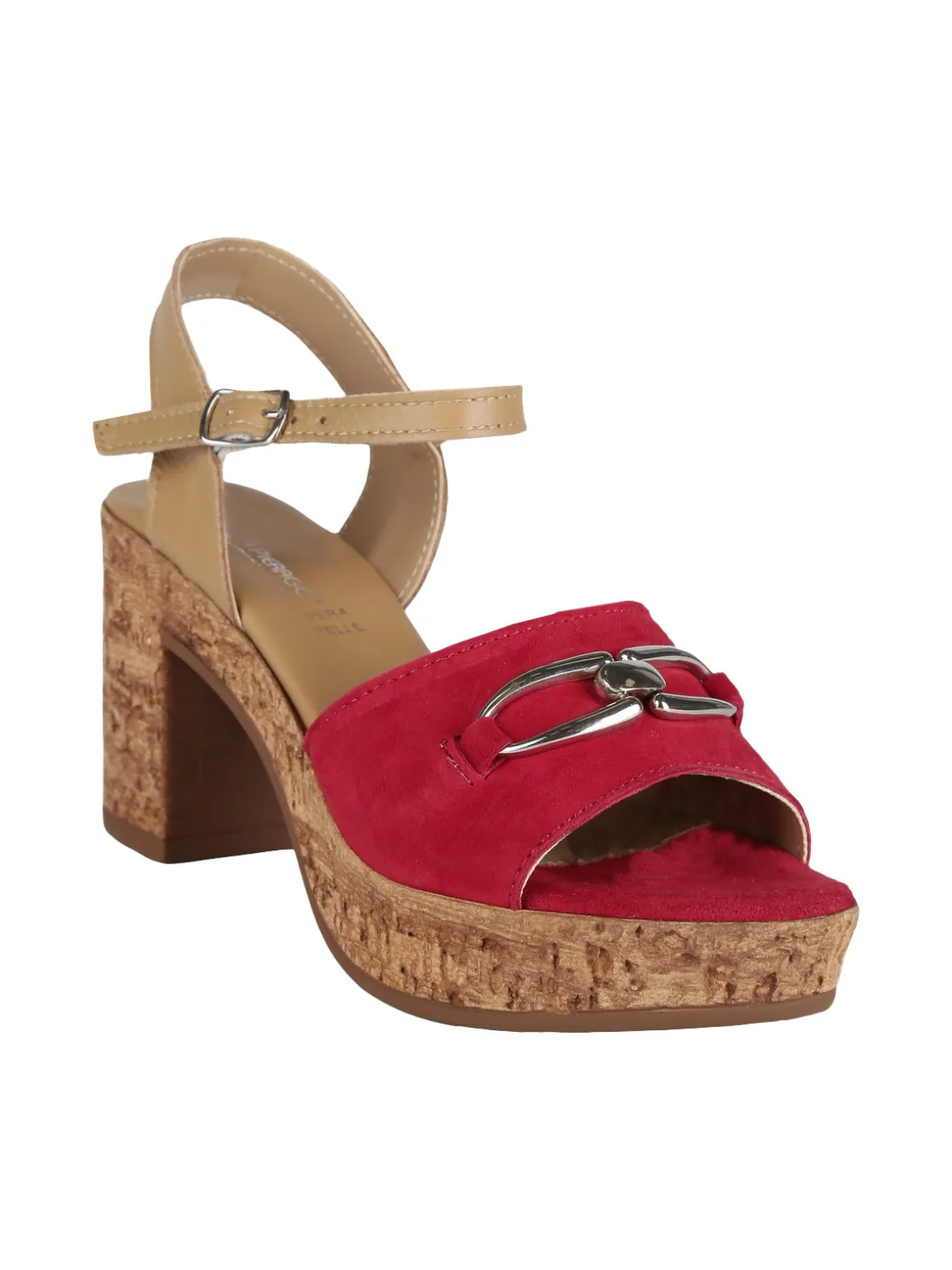 Andrea Pierago Sandali in pelle donna con fibbia