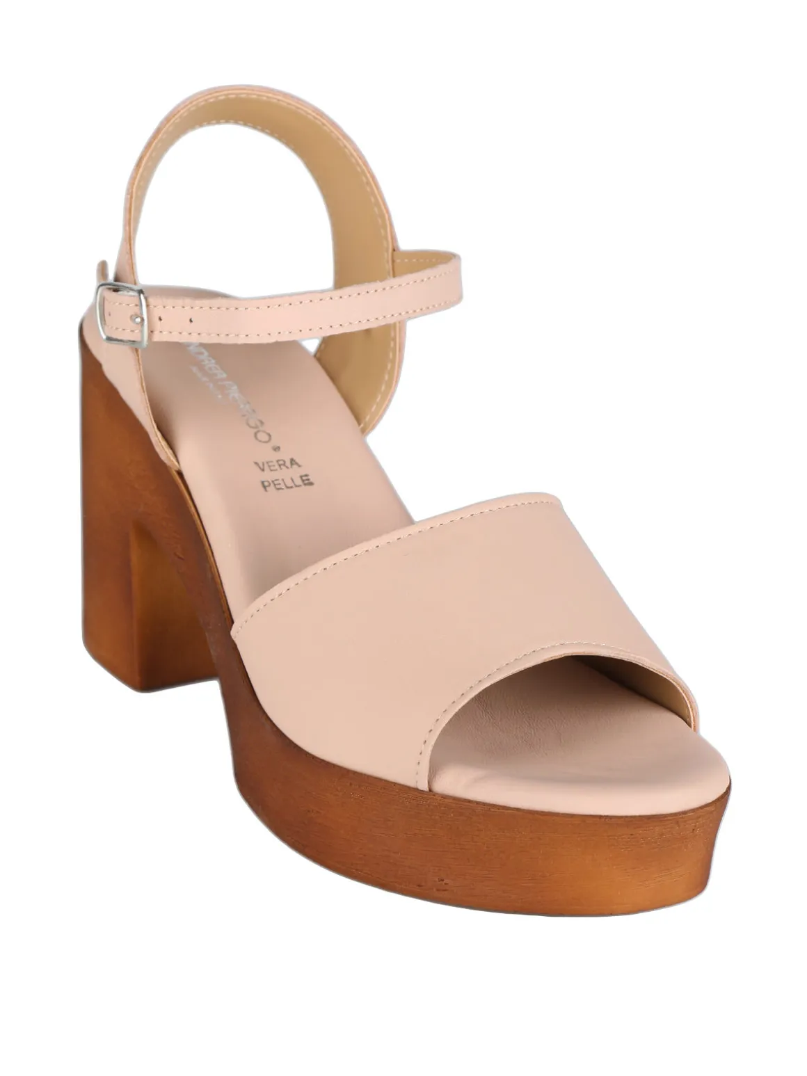 Andrea Pierago Sandali in pelle donna con tacco