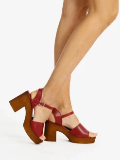 Andrea Pierago Sandali in pelle donna con tacco