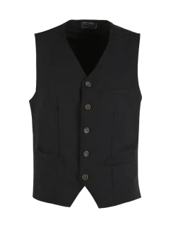 Andy Don B Gilet uomo con taschini - nero