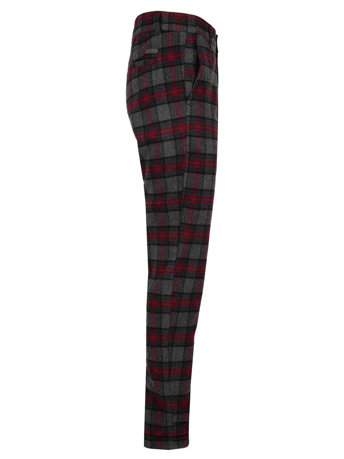 Andy Don B Pantalone uomo tartan in misto lana