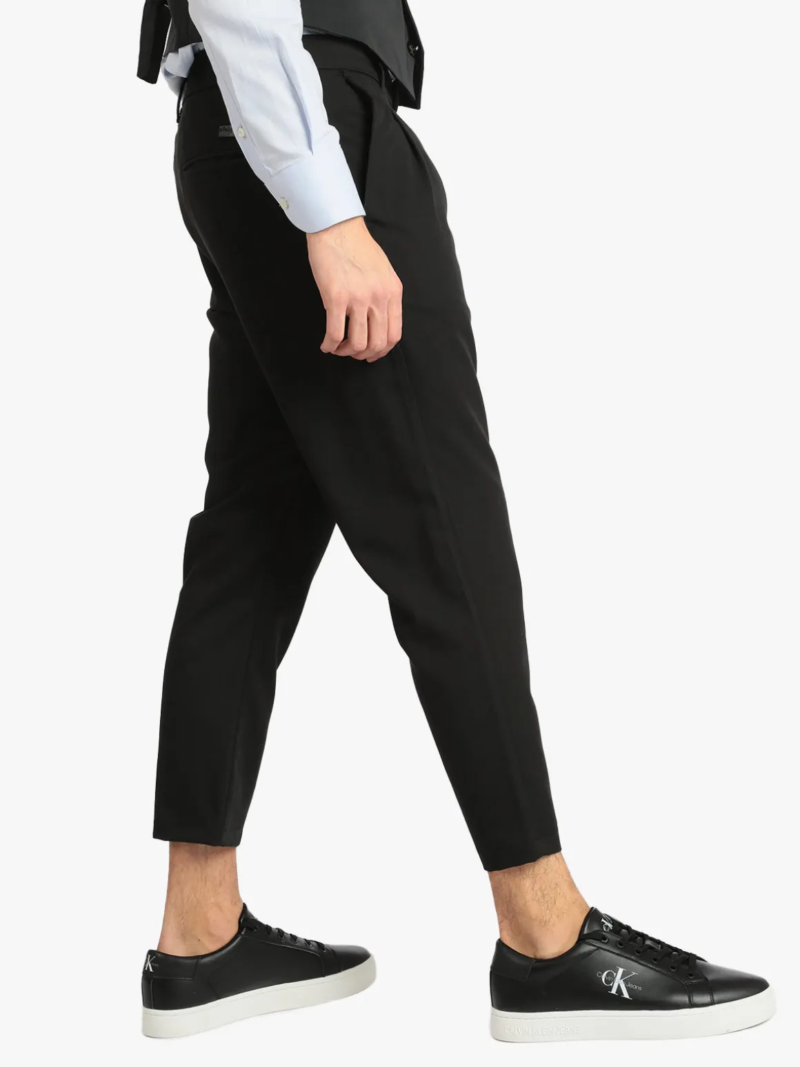 Andy Don B Pantaloni eleganti da uomo con pences