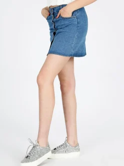 Angelica 2000 Gonna di jeans con bottoni