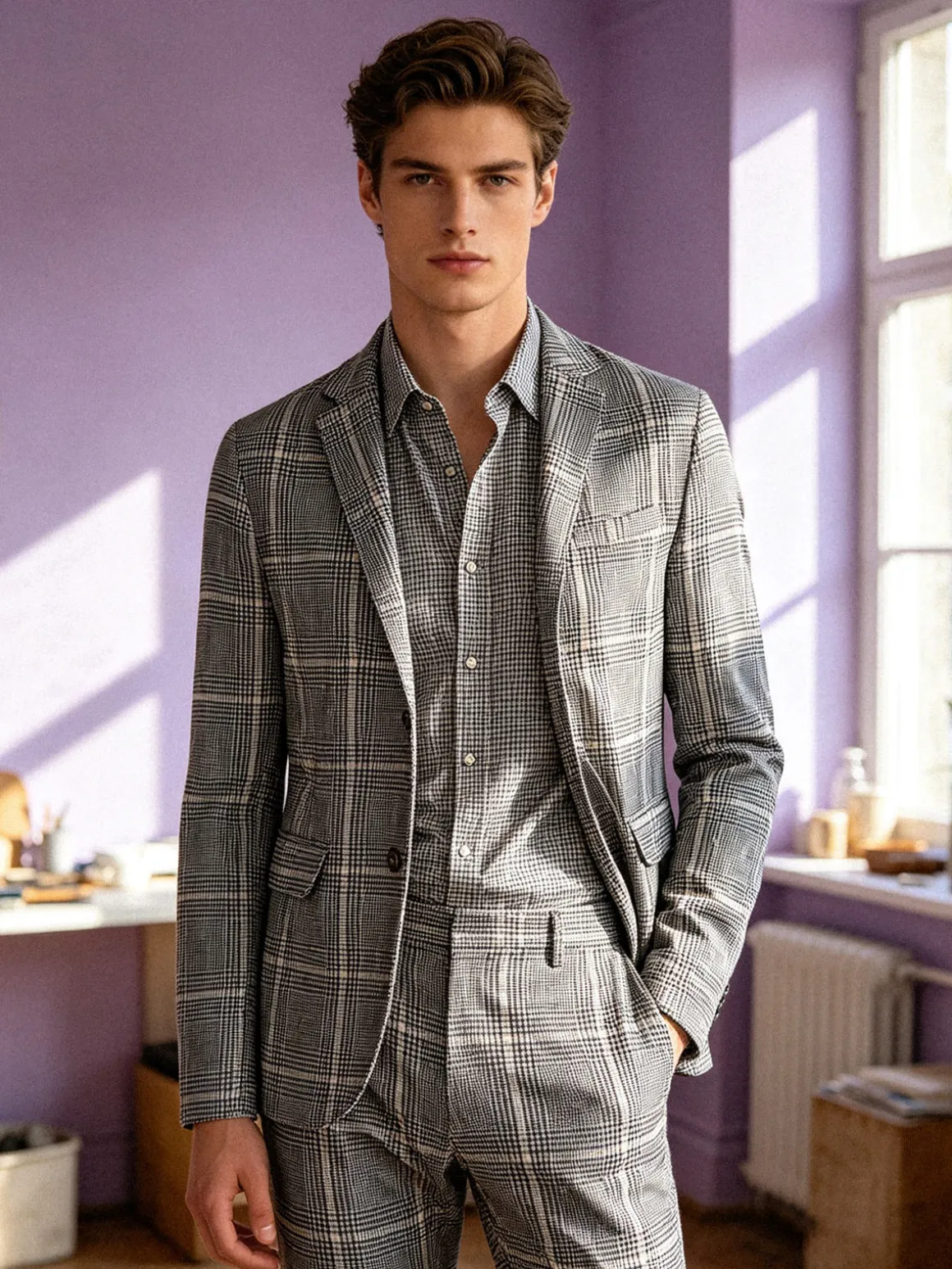 Ange Wear Blazer casual da uomo