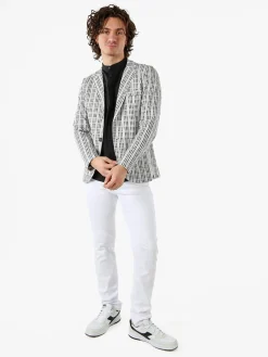 Ange Wear Blazer da uomo a quadretti