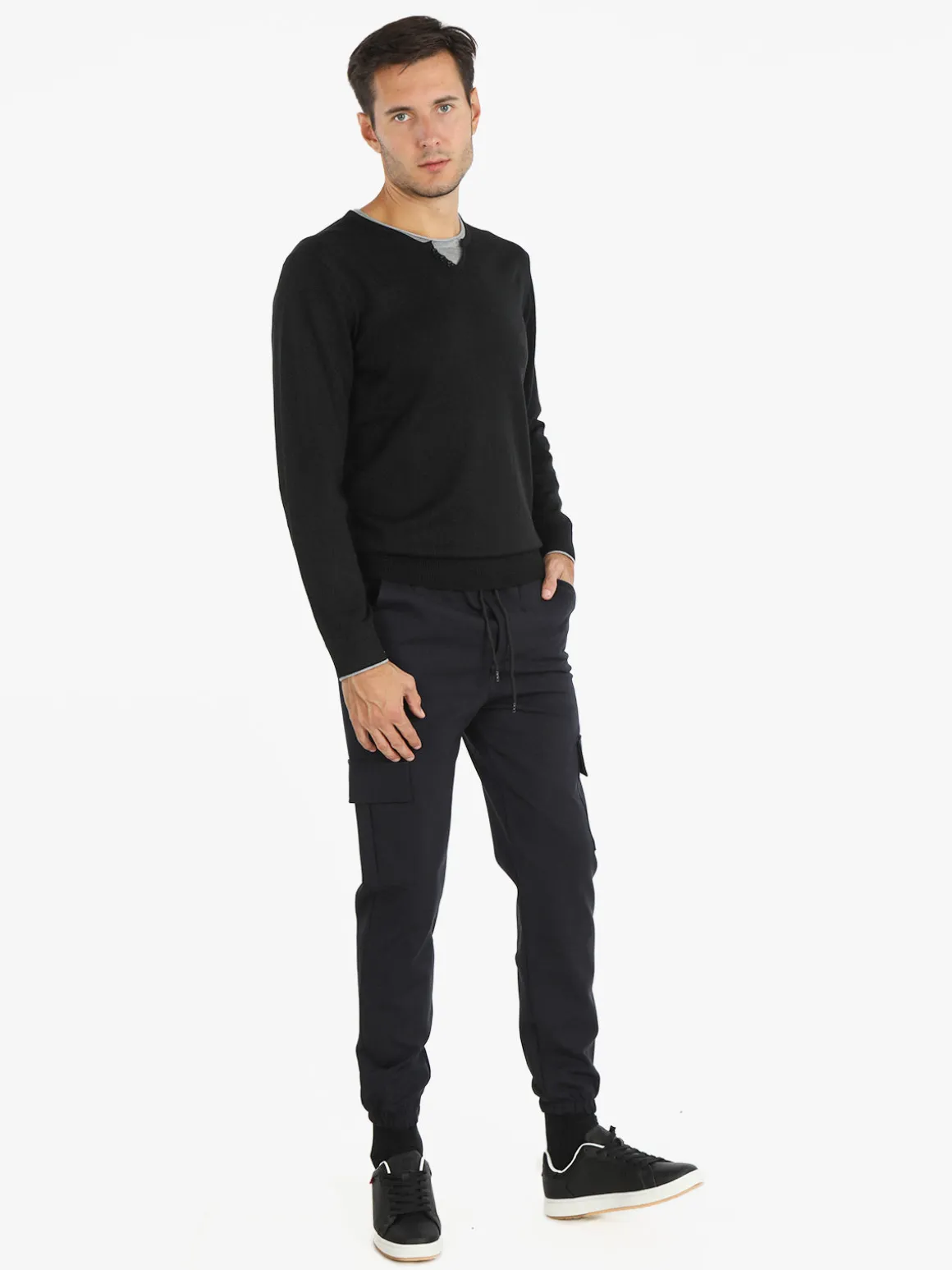 Ange Wear Pantaloni uomo con tasconi laterali