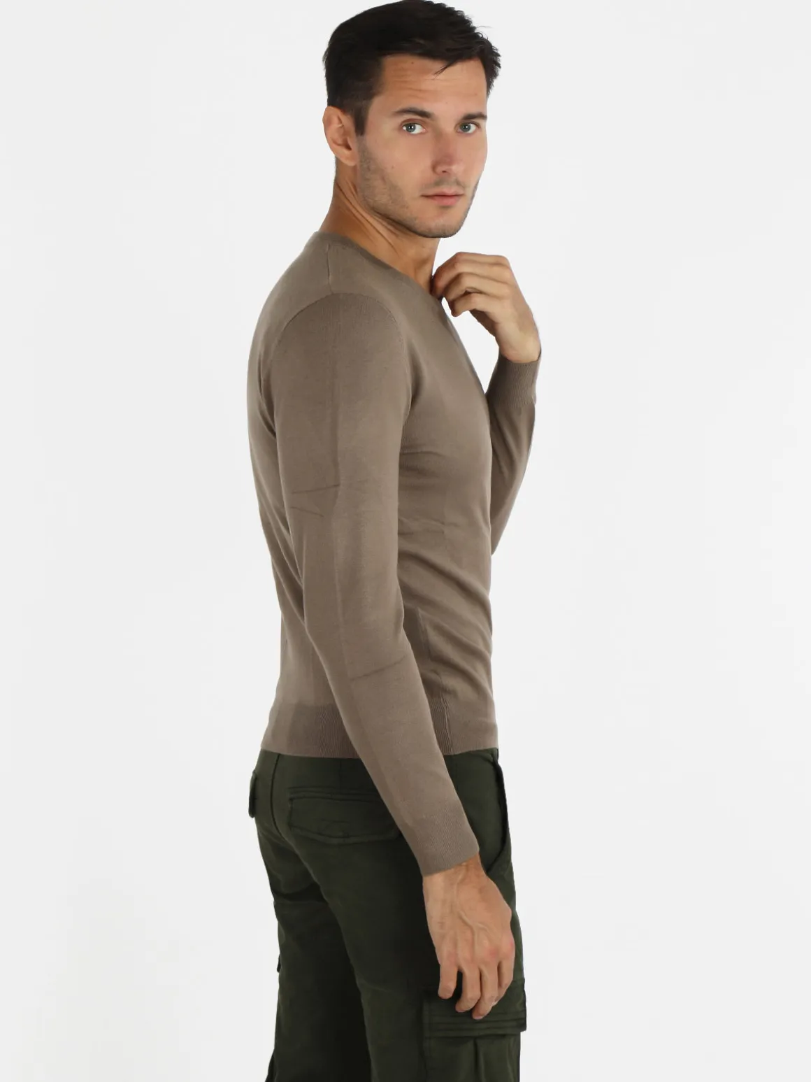Ange Wear Pullover uomo scollo a V