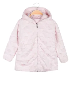 Aosilian Giacca da bambina in ecopelliccia con cappuccio
