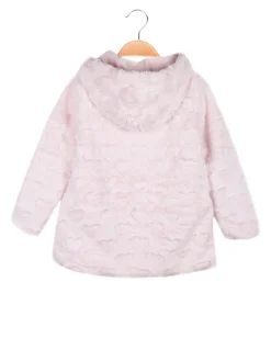 Aosilian Giacca da bambina in ecopelliccia con cappuccio