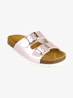 A Piedi Liberi Ciabatte da ragazza multicolore con fibbie