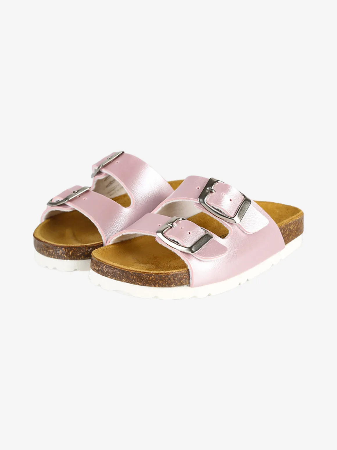 A Piedi Liberi Ciabatte da ragazza multicolore con fibbie
