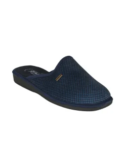 A Piedi Liberi Pantofole uomo in velluto - blu scuro
