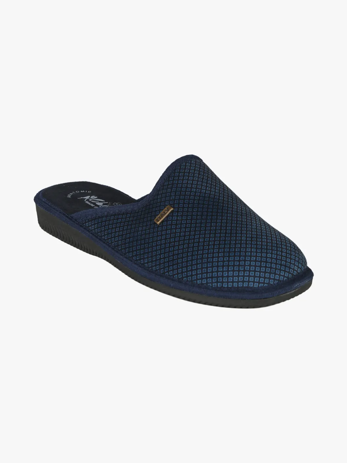 A Piedi Liberi Pantofole uomo in velluto - blu scuro