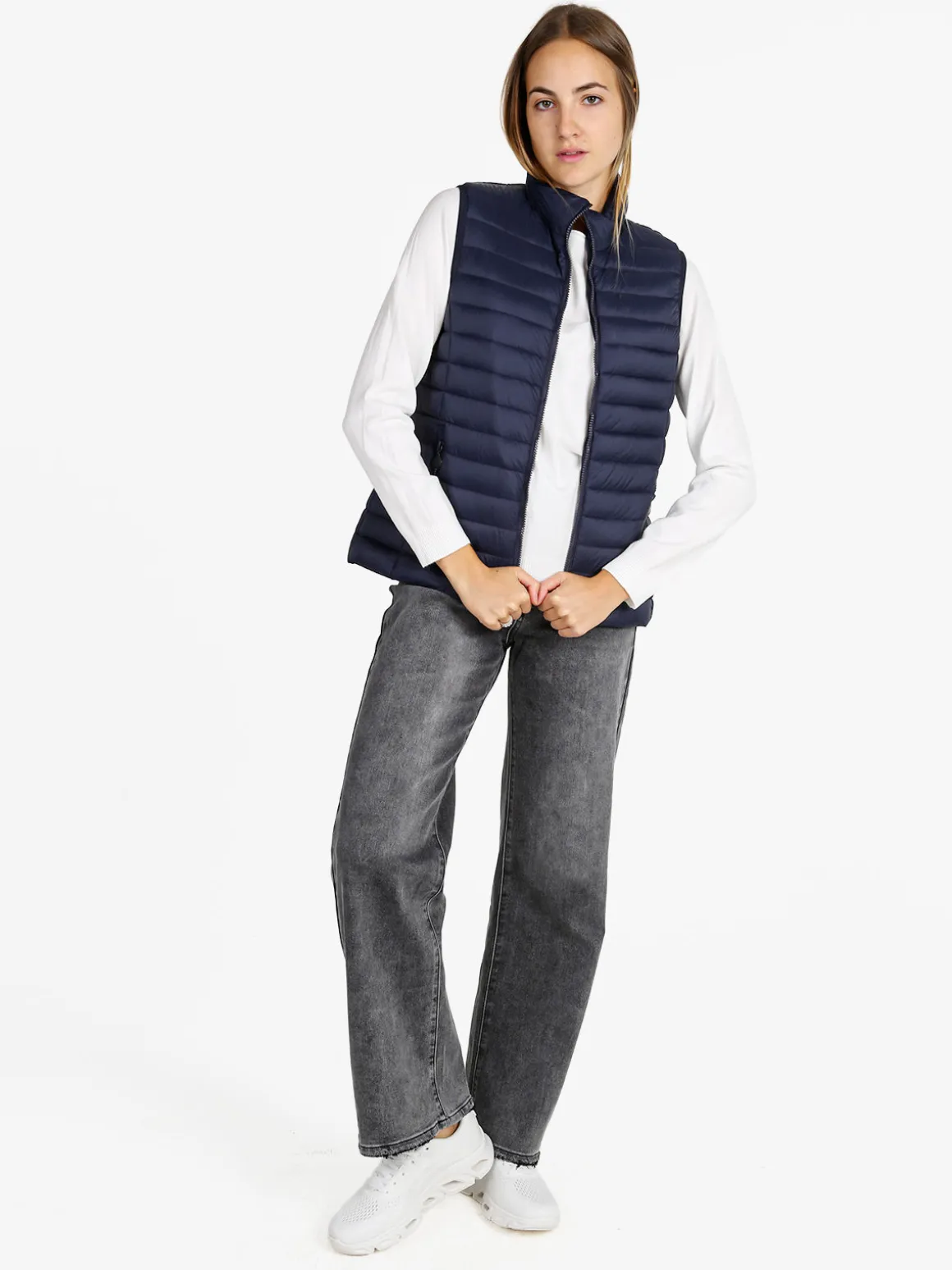 Arix & Fashion Gilet donna imbottito - blu scuro