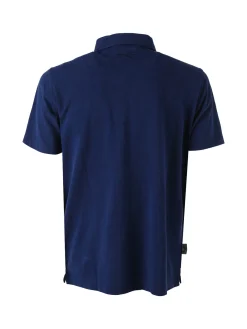 Armata Di Mare Polo da uomo in cotone a maniche corte - blu