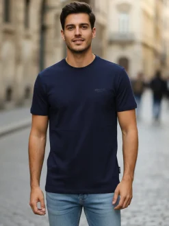 Armata Di Mare T-shirt da uomo in cotone - blu