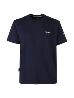 Armata Di Mare T-shirt girocollo da uomo in cotone - blu scuro