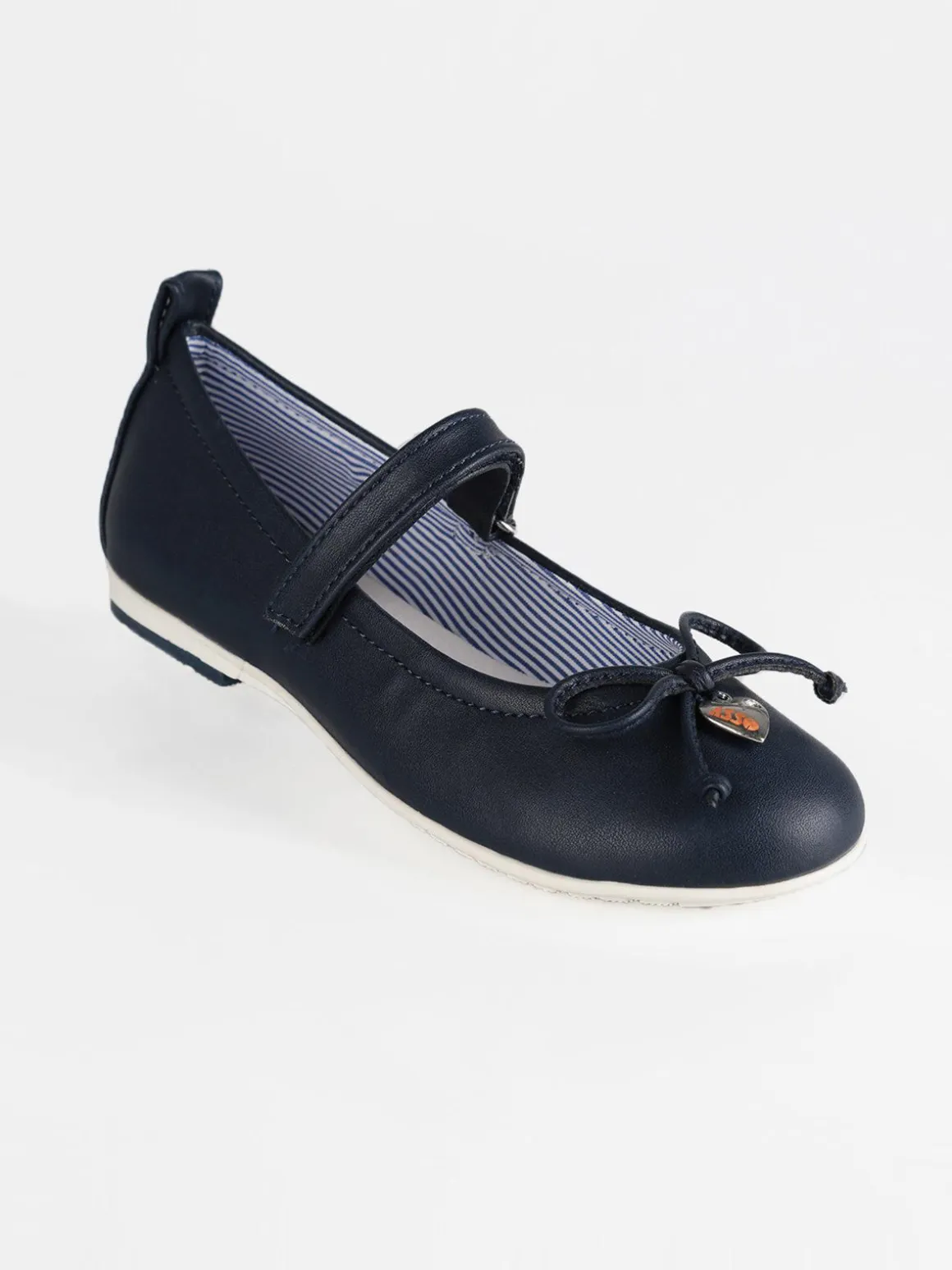 Asso Ballerine blu con fiocco