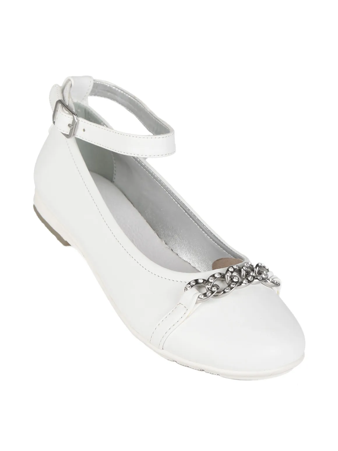 Asso Ballerine da bambina con catena e strass